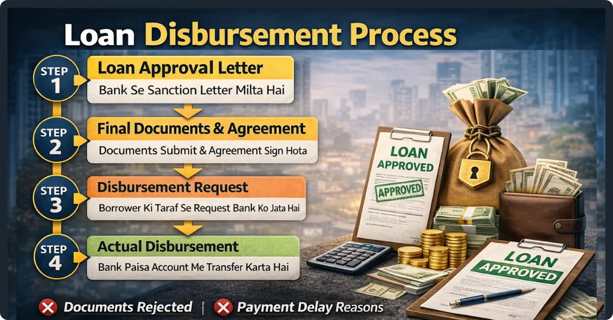 Disbursement meaning in Hindi